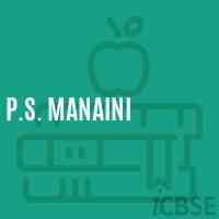 P.S. Manaini Primary School Logo