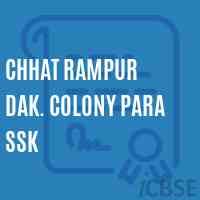 Chhat Rampur Dak. Colony Para Ssk Primary School Logo