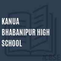 Kanua Bhabanipur High School Logo