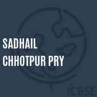 Sadhail Chhotpur Pry Primary School Logo