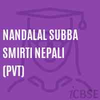 Nandalal Subba Smirti Nepali (Pvt) Middle School Logo