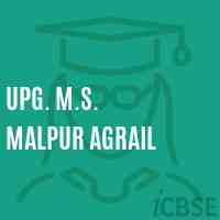 Upg. M.S. Malpur Agrail Middle School Logo