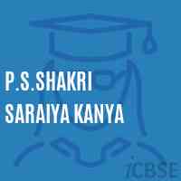 P.S.Shakri Saraiya Kanya Primary School Logo