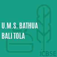 U.M.S. Bathua Bali Tola Middle School Logo