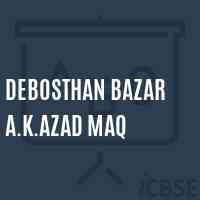Debosthan Bazar A.K.Azad Maq Primary School Logo