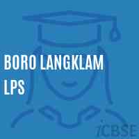 Boro Langklam Lps Primary School Logo