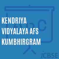 Kendriya Vidyalaya Afs Kumbhirgram Senior Secondary School Logo
