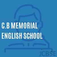 C.B Memorial English School Logo