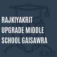 Rajkiyakrit Upgrade Middle School Gaisawra Logo