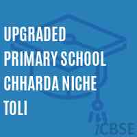 Upgraded Primary School Chharda Niche Toli Logo