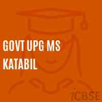 Govt Upg Ms Katabil Middle School Logo