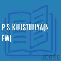P.S.Khustuliya(New) Primary School Logo
