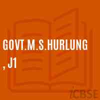 Govt.M.S.Hurlung, J1 Middle School Logo