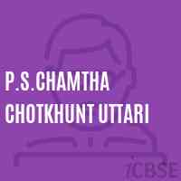 P.S.Chamtha Chotkhunt Uttari Primary School Logo