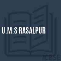 U.M.S Rasalpur Middle School Logo