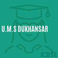 U.M.S Dukhansar Middle School Logo