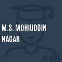 M.S. Mohiuddin Nagar Middle School Logo
