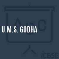 U.M.S. Godha Middle School Logo