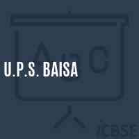 U.P.S. Baisa Primary School Logo
