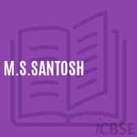 M.S.Santosh Middle School Logo