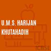 U.M.S. Harijan Khutahadih Middle School Logo