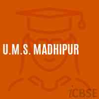 U.M.S. Madhipur Middle School Logo