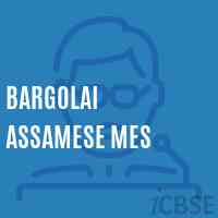 Bargolai Assamese Mes Middle School Logo