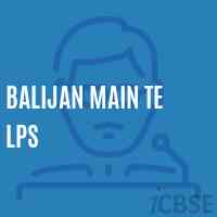 Balijan Main Te Lps Primary School Logo