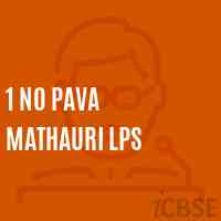 1 No Pava Mathauri Lps Primary School Logo
