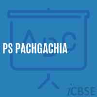 Ps Pachgachia Primary School Logo