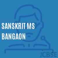 Sanskrit Ms Bangaon Middle School Logo