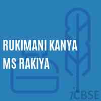 Rukimani Kanya Ms Rakiya Middle School Logo