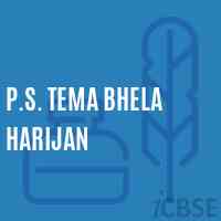 P.S. Tema Bhela Harijan Primary School Logo