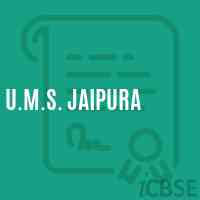 U.M.S. Jaipura Middle School Logo