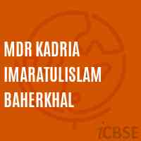 Mdr Kadria Imaratulislam Baherkhal Middle School Logo