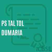 Ps Tal Tol Dumaria Primary School Logo