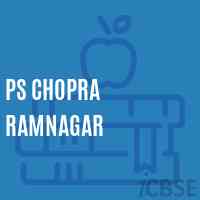 Ps Chopra Ramnagar Primary School Logo