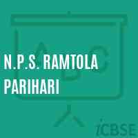 N.P.S. Ramtola Parihari Primary School Logo