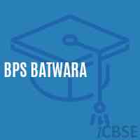 Bps Batwara Primary School Logo
