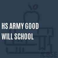 Hs Army Good Will School Logo