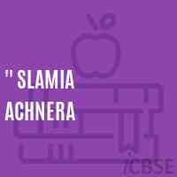 '' Slamia Achnera Primary School Logo