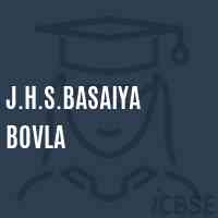 J.H.S.Basaiya Bovla Middle School Logo