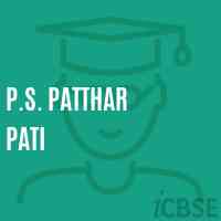 P.S. Patthar Pati Primary School Logo