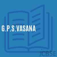 G.P.S.Vasana Primary School Logo
