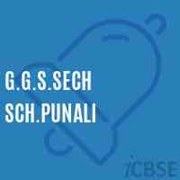 G.G.S.Sech Sch.Punali Secondary School Logo