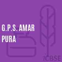 G.P.S. Amar Pura Primary School Logo