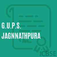 G.U.P.S. Jagnnathpura Middle School Logo