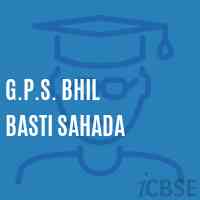 G.P.S. Bhil Basti Sahada Primary School Logo