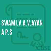 Swami.V.A.V.Ayana P.S Primary School Logo