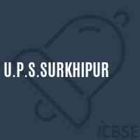 U.P.S.Surkhipur Middle School Logo